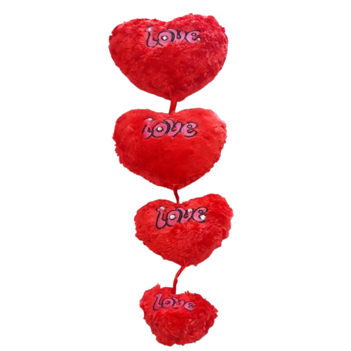 Boneka Love merah 4pcs Set C1