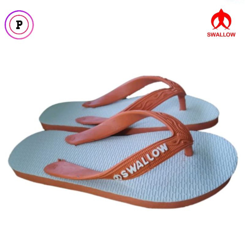 Sandal japit swallow putih dewasa
