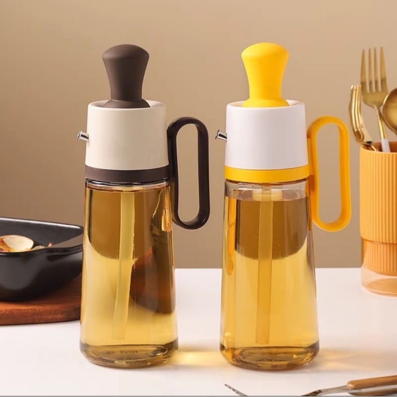 Glass for oil container