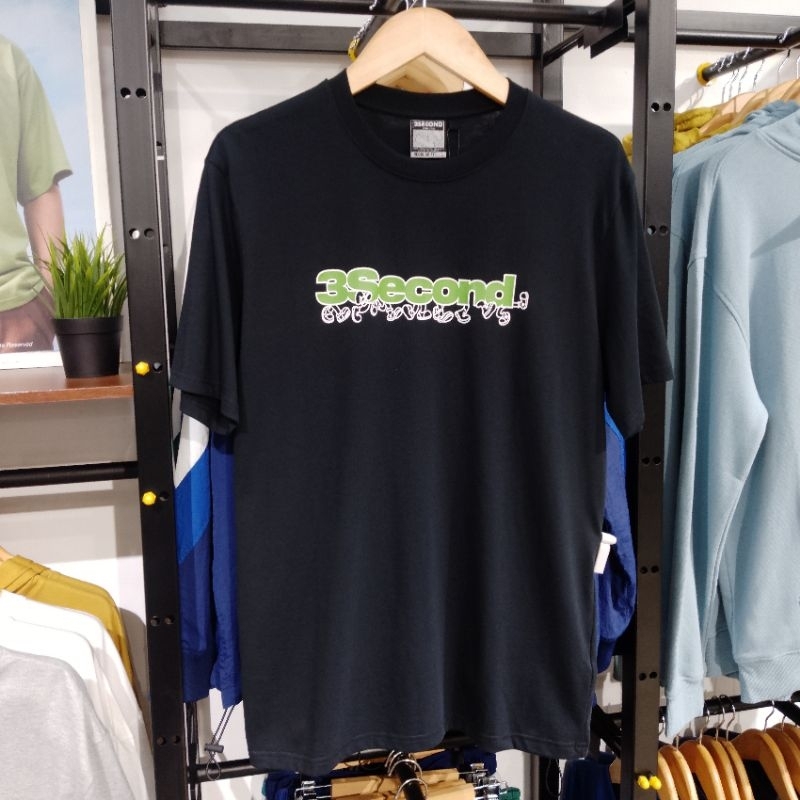 3Second Kaos Pendek Pria Regular Fit 190824 Original