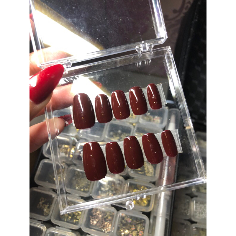Fakenails custom warna bata polos
