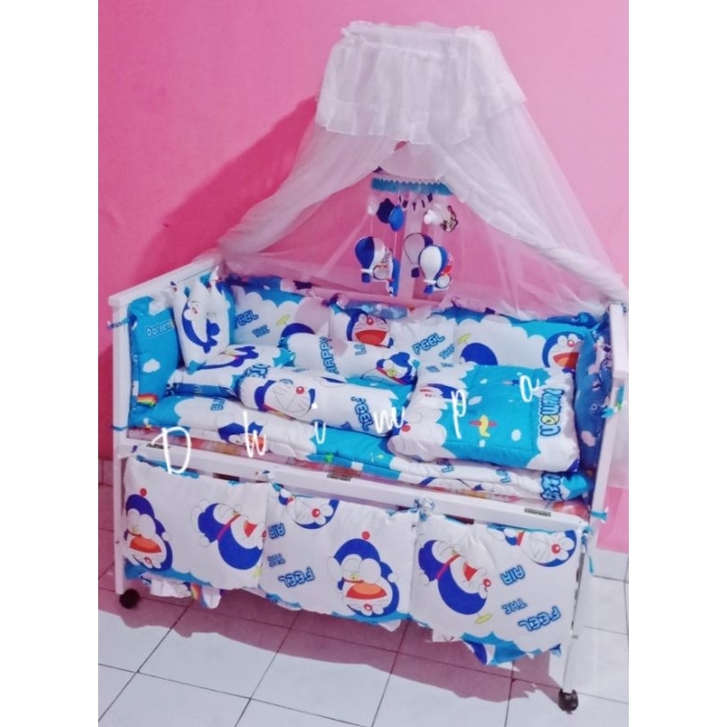 Bumper box baby set bedcover
