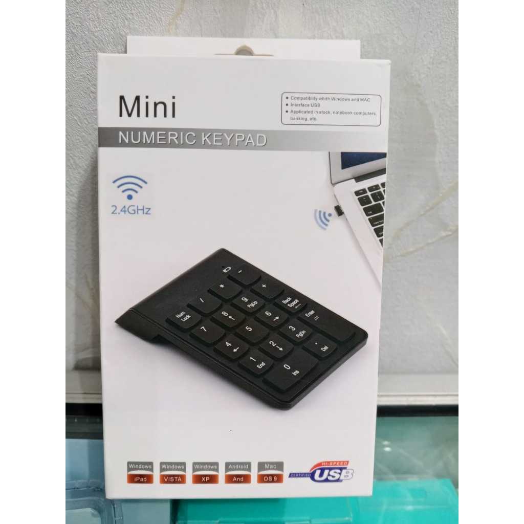 Keyboard numeric wireless / Numeric pad wireless / keyboard angka tanpa kabel