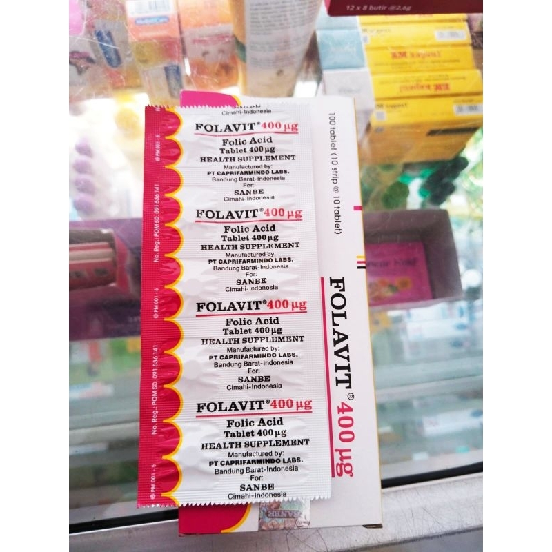 Folavit 400 mcg Tab