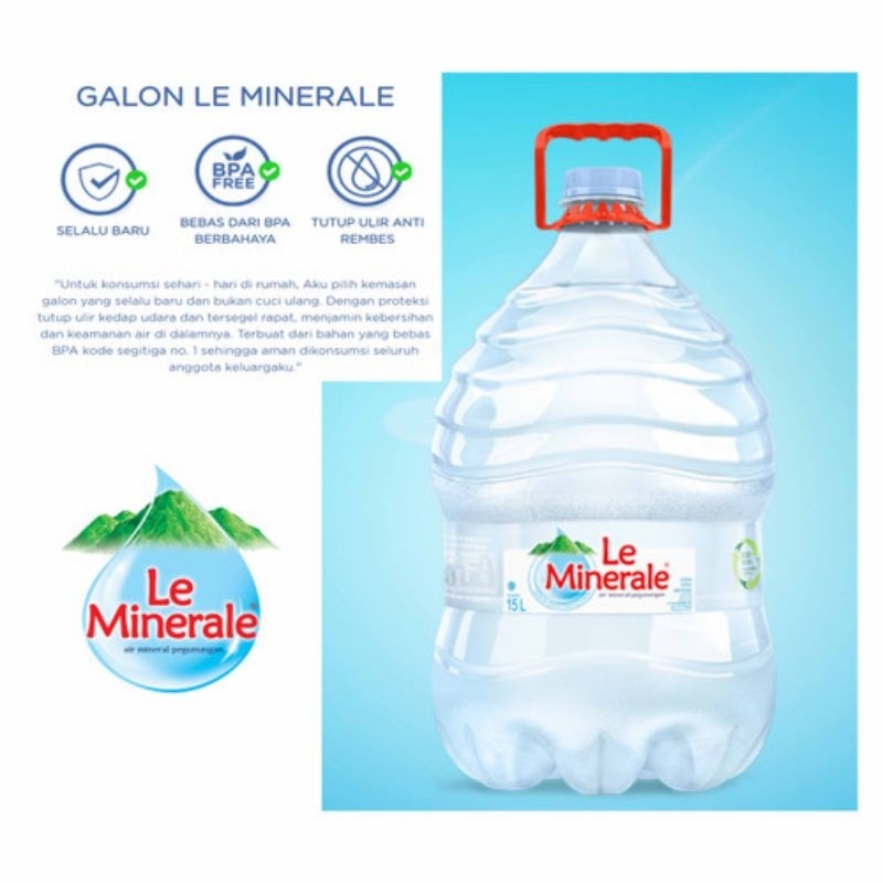Le Minerale Galon 15 L