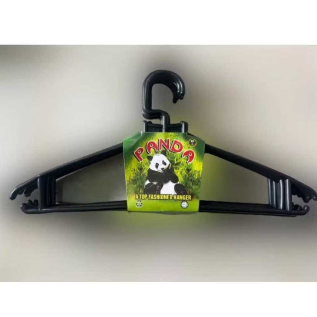 HANGER PLASTIK HITAM SET (6 PCS)