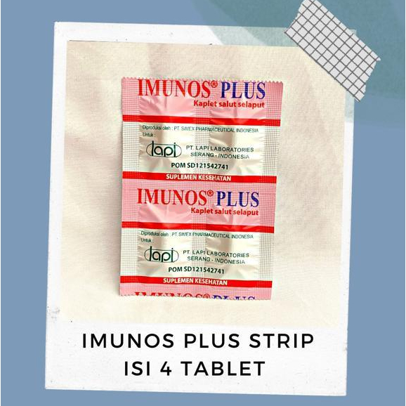 IMUNOS PLUS STRIP ISI 4 TABLET