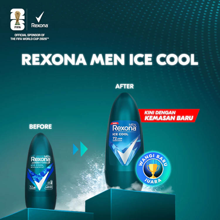 REXONA Men Roll On Deodorant Ice Cool 45 mL
