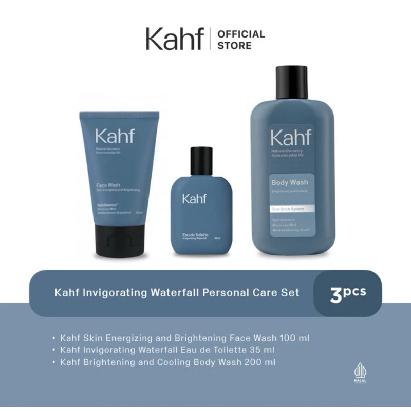Kahf Invigroating waterfall personal care set