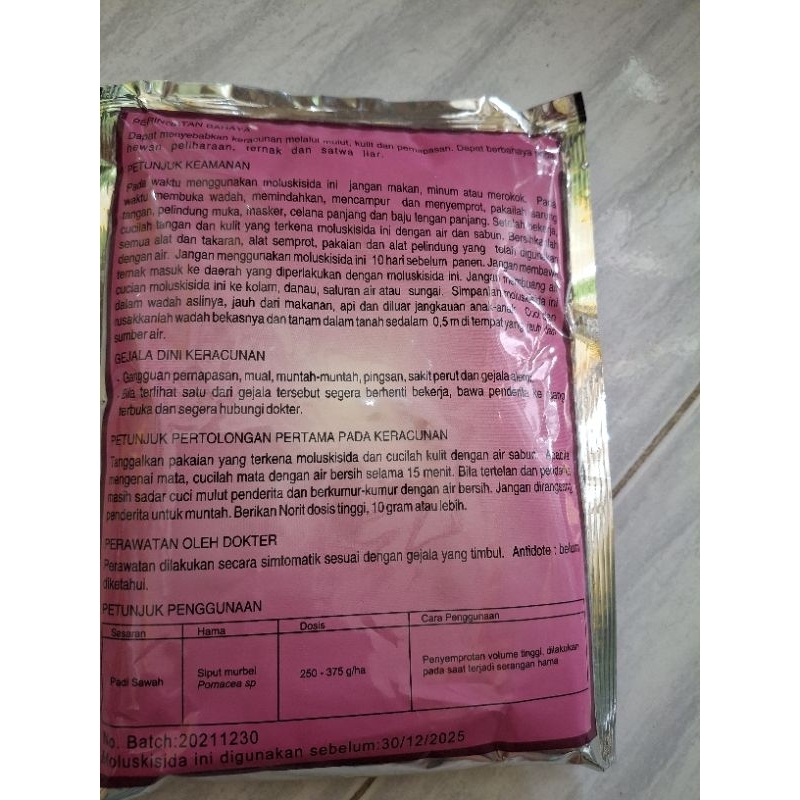 Bentan45wp merah 100gram