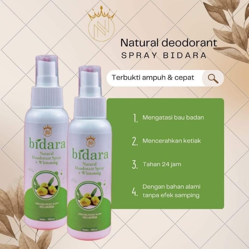 DEODORANT WHITENING SPRAY BIDARA