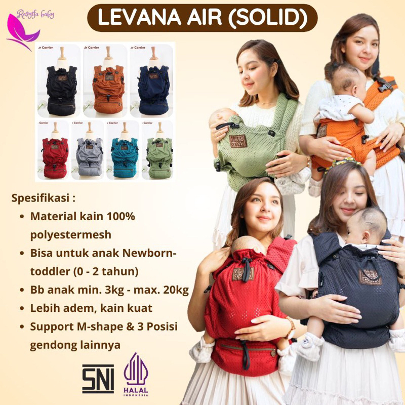 CUDDLEME LEVANA AIR SOLID //GENDONGAN SSC