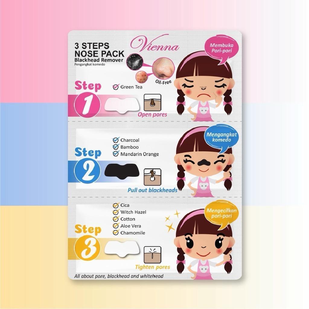 ❤️CLAIRY❤️ Vienna 3 Steps Nose Pack