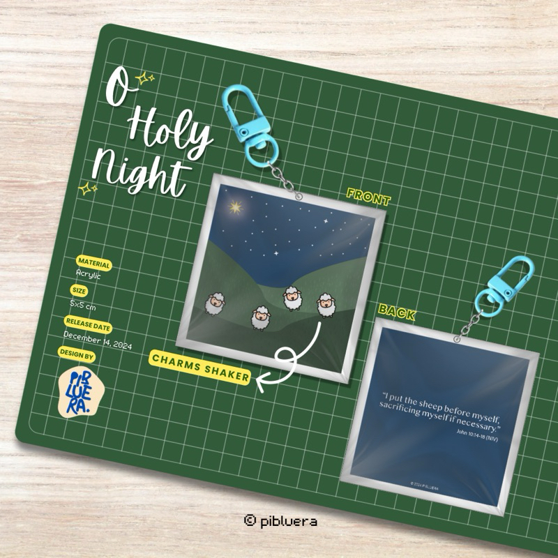 O Holy Night keychain