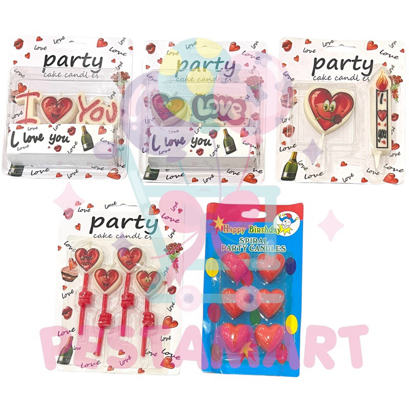 Lilin Tema Love