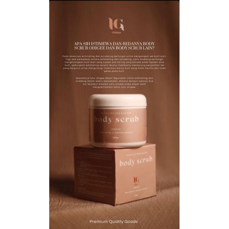 Body Scrub Ohigee