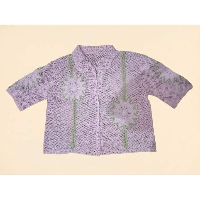 Purple Cardigan - Preloved