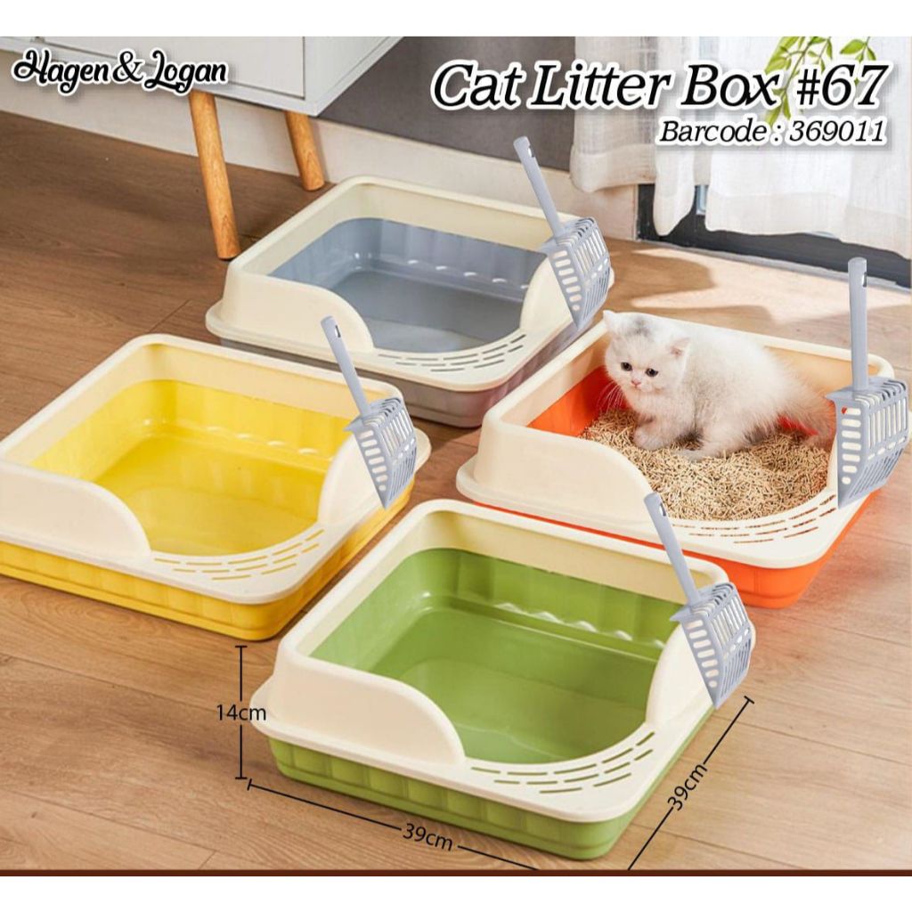 Cat Litter Box Corner 67 - bak pasir kucing