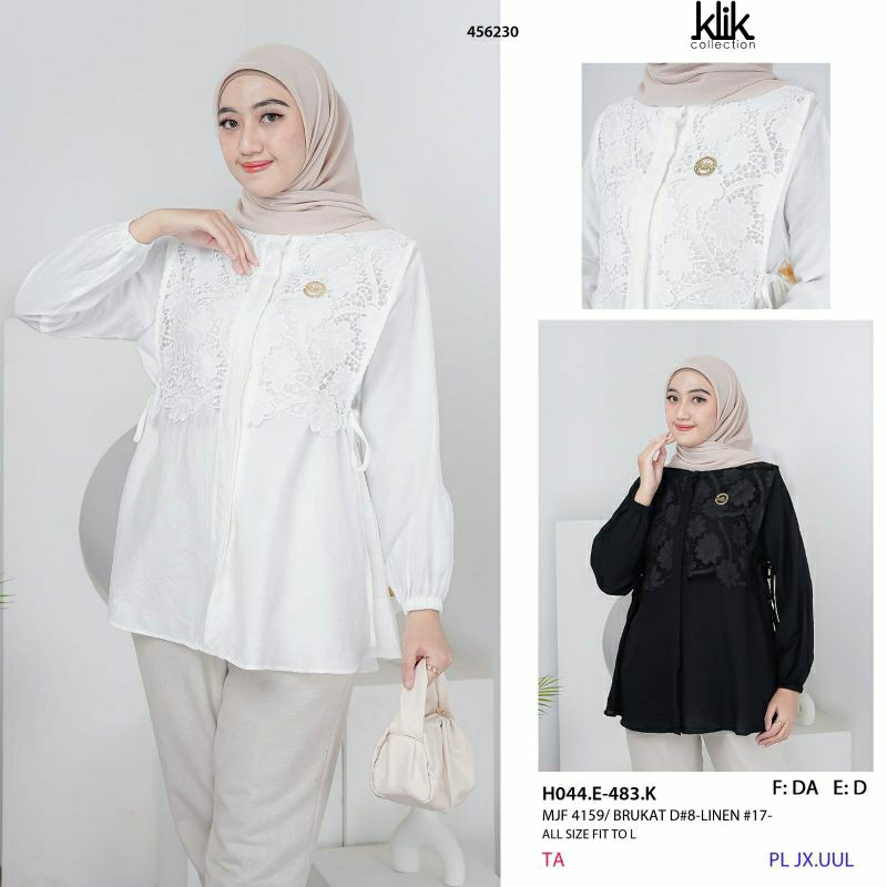 atasan katun brukat d#8 pixel premium