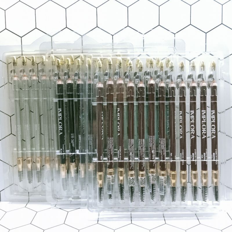 IMPLORA Eyebrow Pencil Ecer | Pensil Alis Implora Waterproof