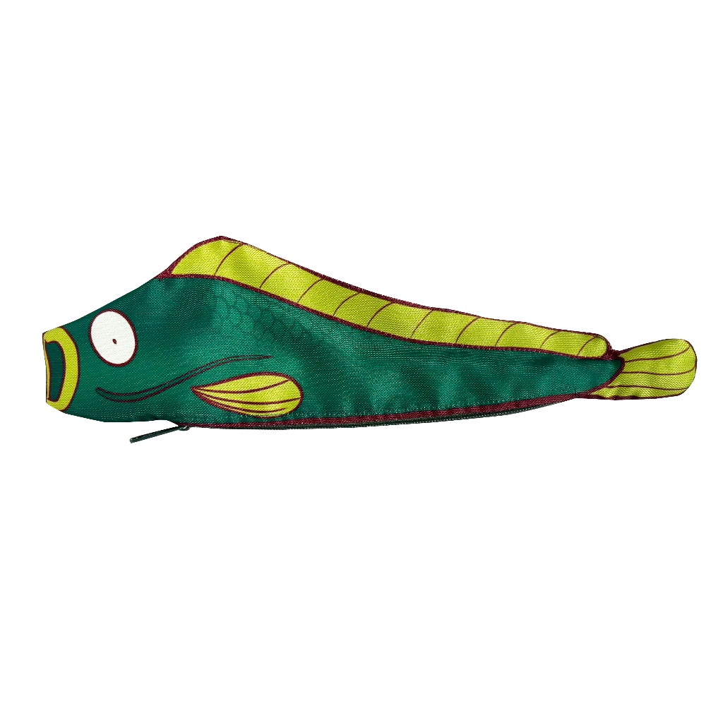 bits & bobs - Pouch Karakter Lucu - Ikan Lele
