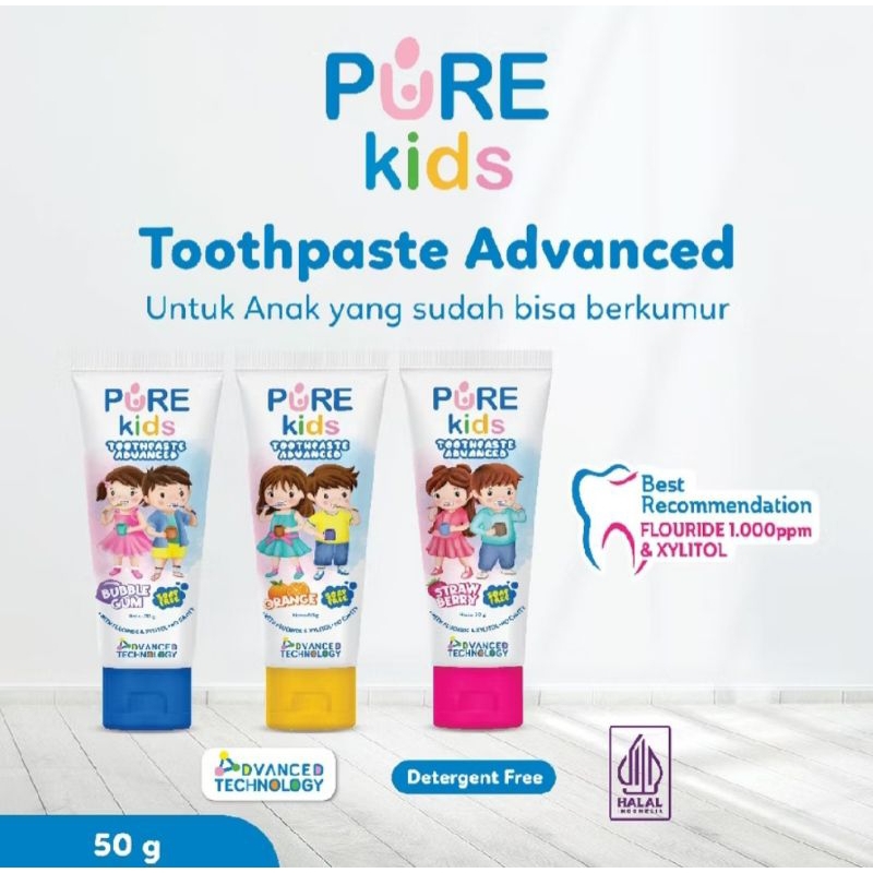 PUREKIDS TOOTHPASTE ADVANCED 50 gr