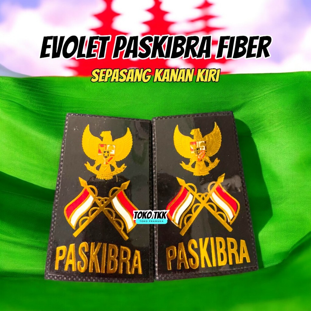 Evolet paskibra hitam fiber