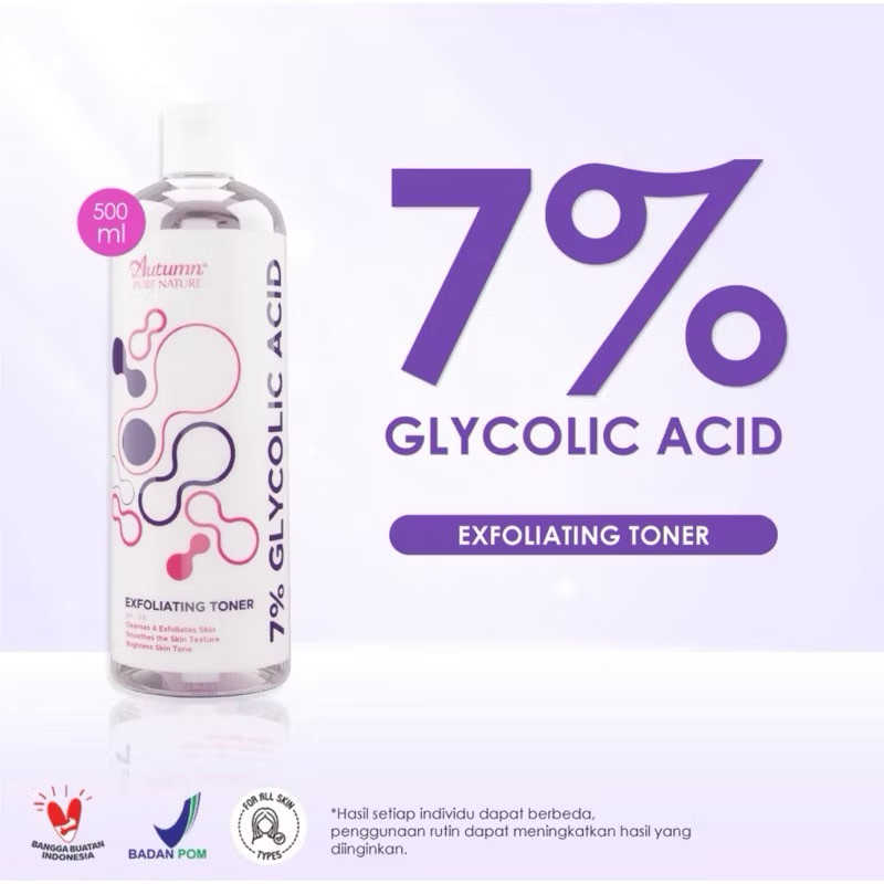 Autumn Glycolic Toning Solution Exfoliating Toner
