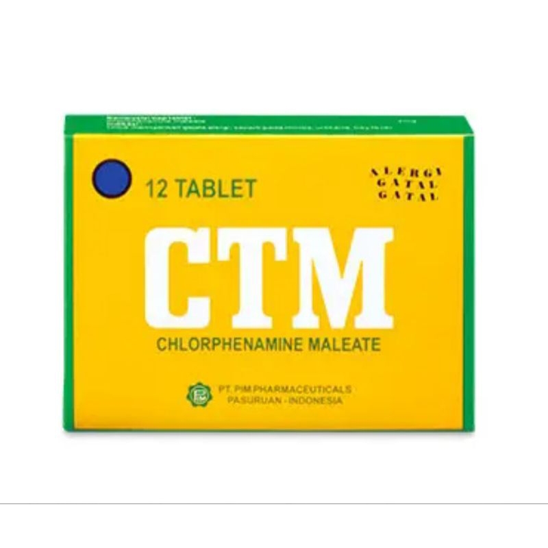 CTM PIM /KOTAK ISI 12 TABLET