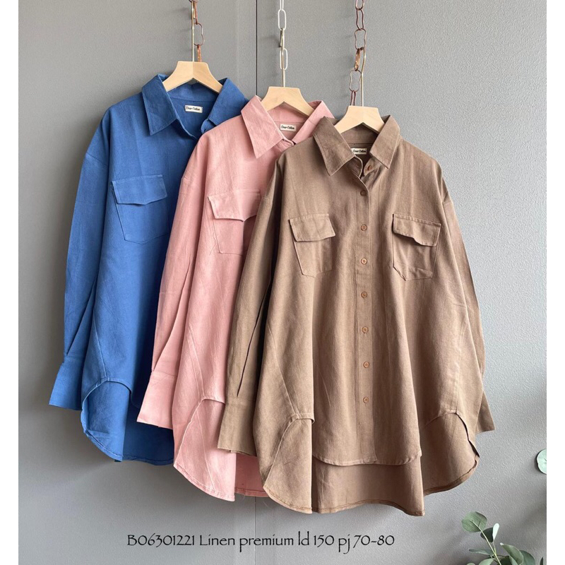 kemeja linen