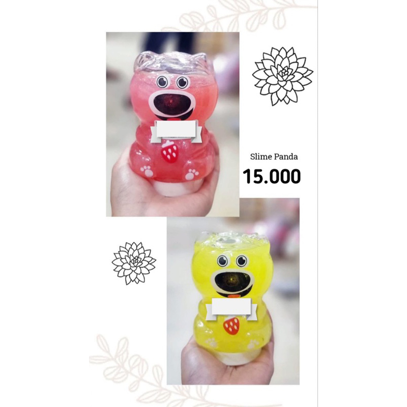 Slime Panda Harga 15.000