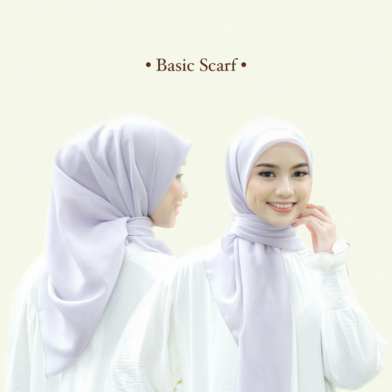 FLOSSIE - Basic Scarf (Hijab segiempat polycotton premium)