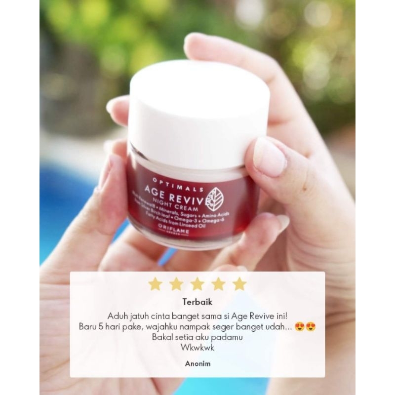 Optimals Age Revive Night cream 50ml