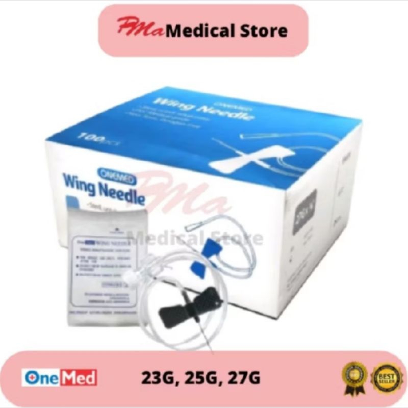 Wing Needle Onemed 23, 35 , 27 Harga/ Box