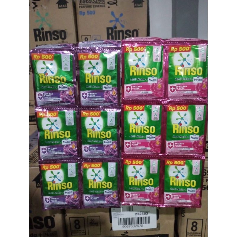 72pcs Rinso Cair 18ml (500an)