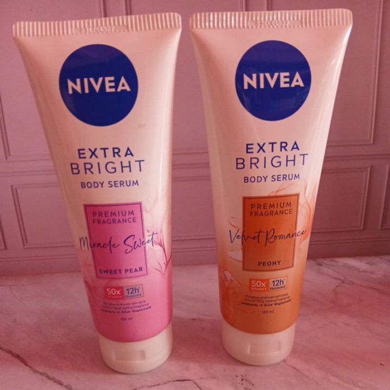 Nivea extra bright body serum