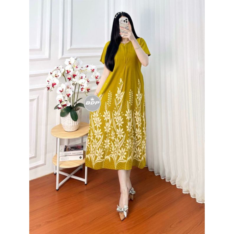 Daster rayon tebal batik Pekalongan