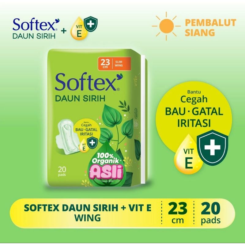 SOFTEX DAUN SIRIH WING 20/30p