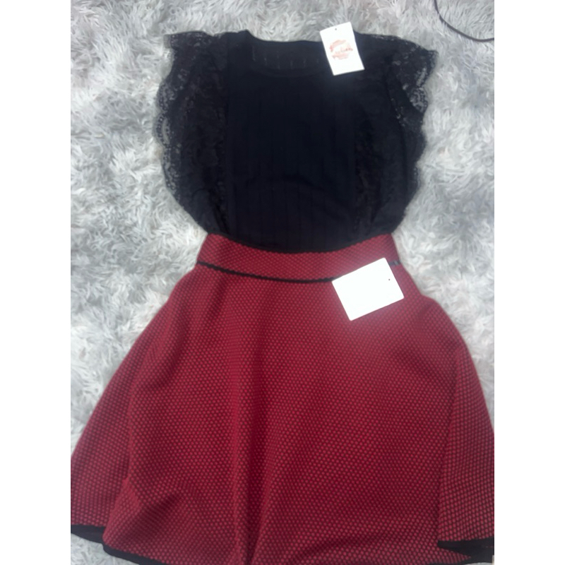 set baju dan rok
