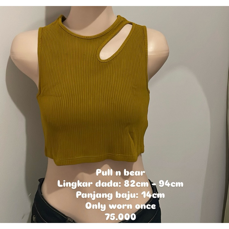 pull n bear crop top