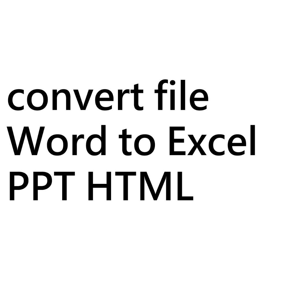 Jasa Convert File Word To Excel PPT HTML