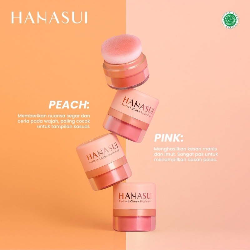 HANASUI Perfect Cheek Blush & Go Powder