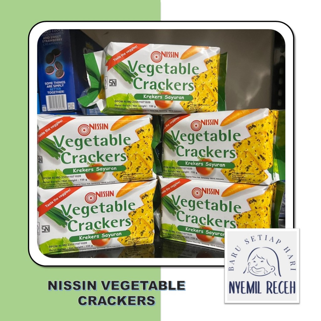 Nissin Vegetable Crackers 150gr