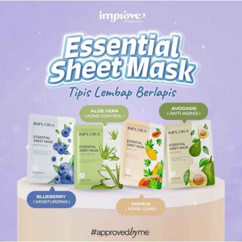IMPLORA Essential Sheet Mask