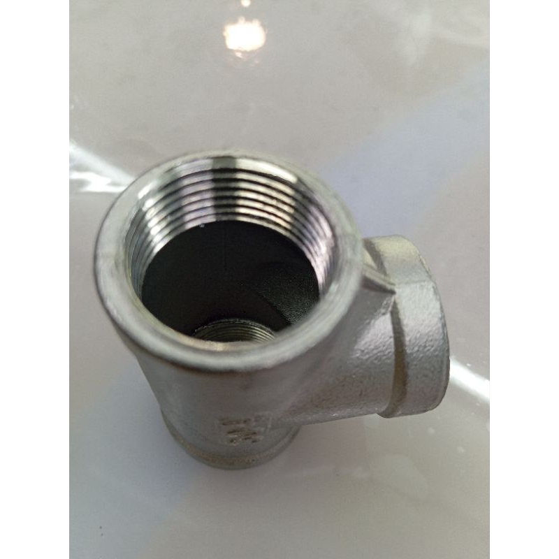 tee stainless drat ss 304 3/8"