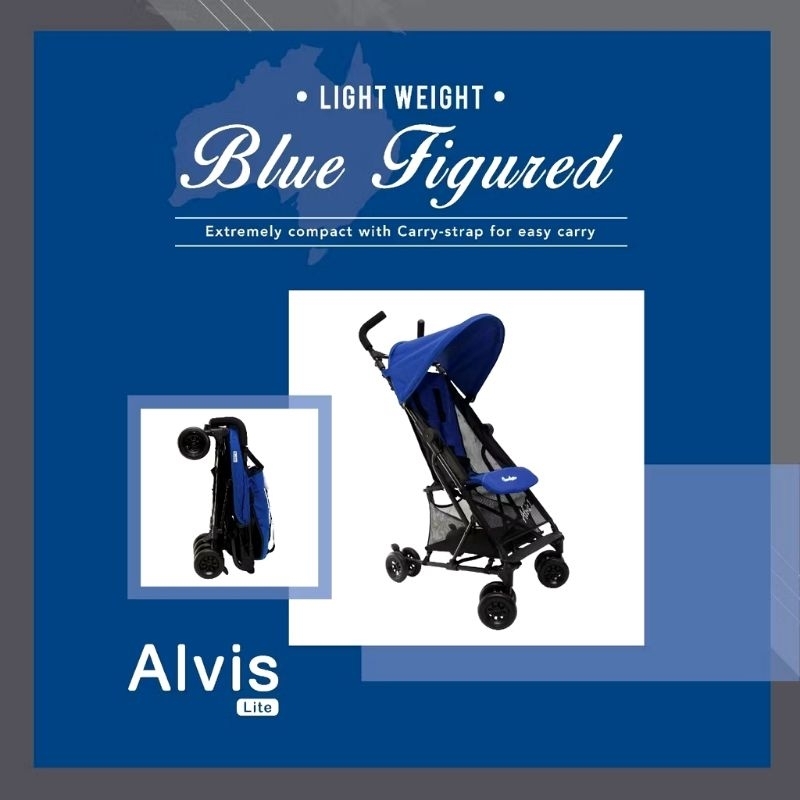 Stroller Cocolatte Alvis - Stroller Bayi - Blue