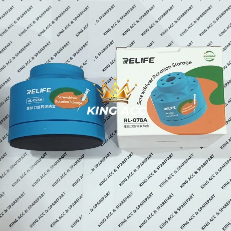 TOOLS STORAGE BOX ROTATING SCREWDRIVER RELIFE RL-078A MAGNETIC