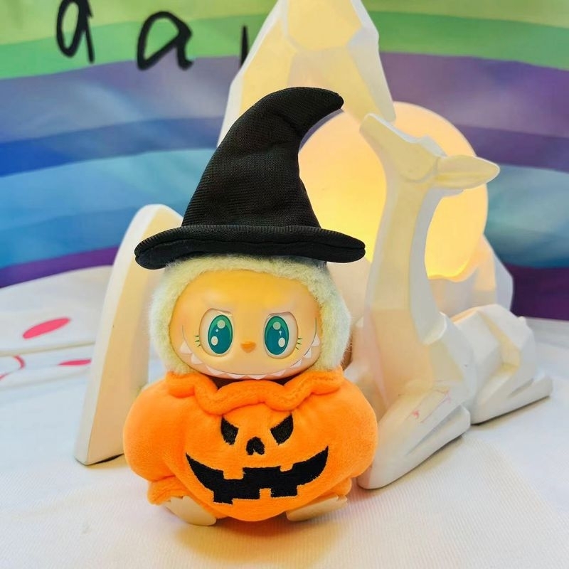 Kostum Set Topi Halloween Labubu
