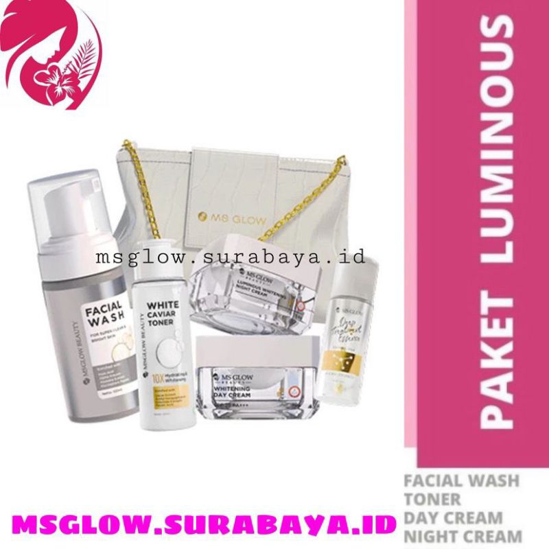 Paket Luminous Whitening MS Glow