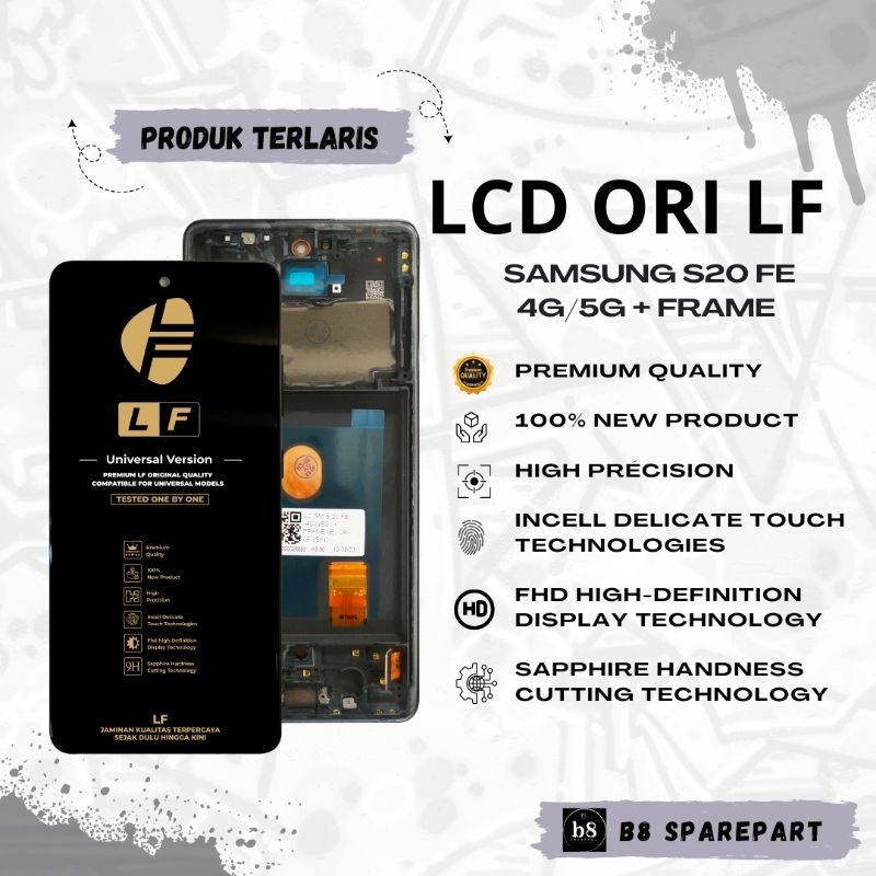 LCD TOUCHSCREEN SAMSUNG S20 FE OLED ORI OEM